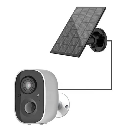 Solar-Powered Wireless Smart IP WiFi PIR Camera