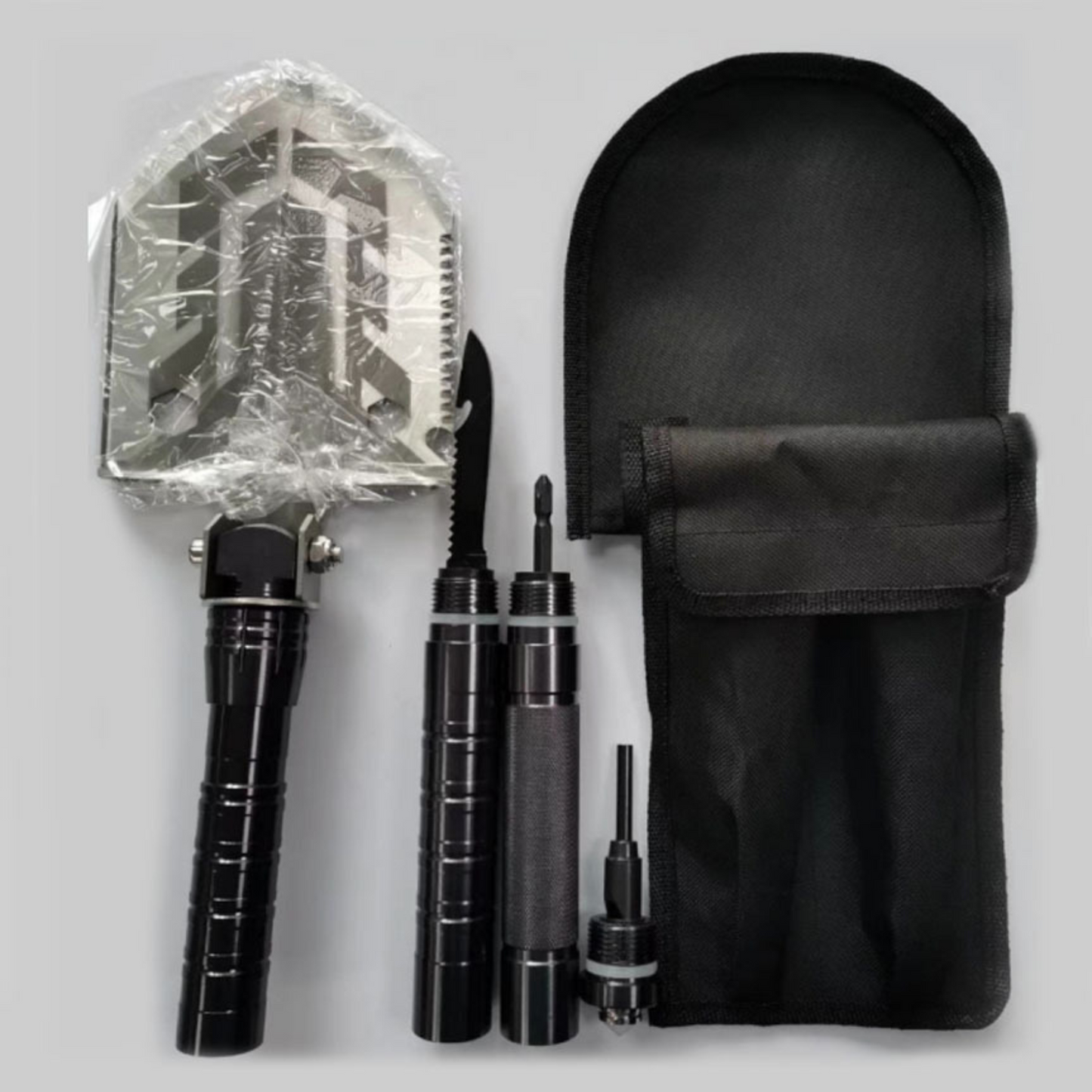 Multifunctional Folding Survival Shovel