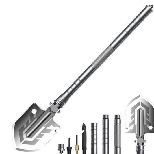 Multifunctional Folding Survival Shovel