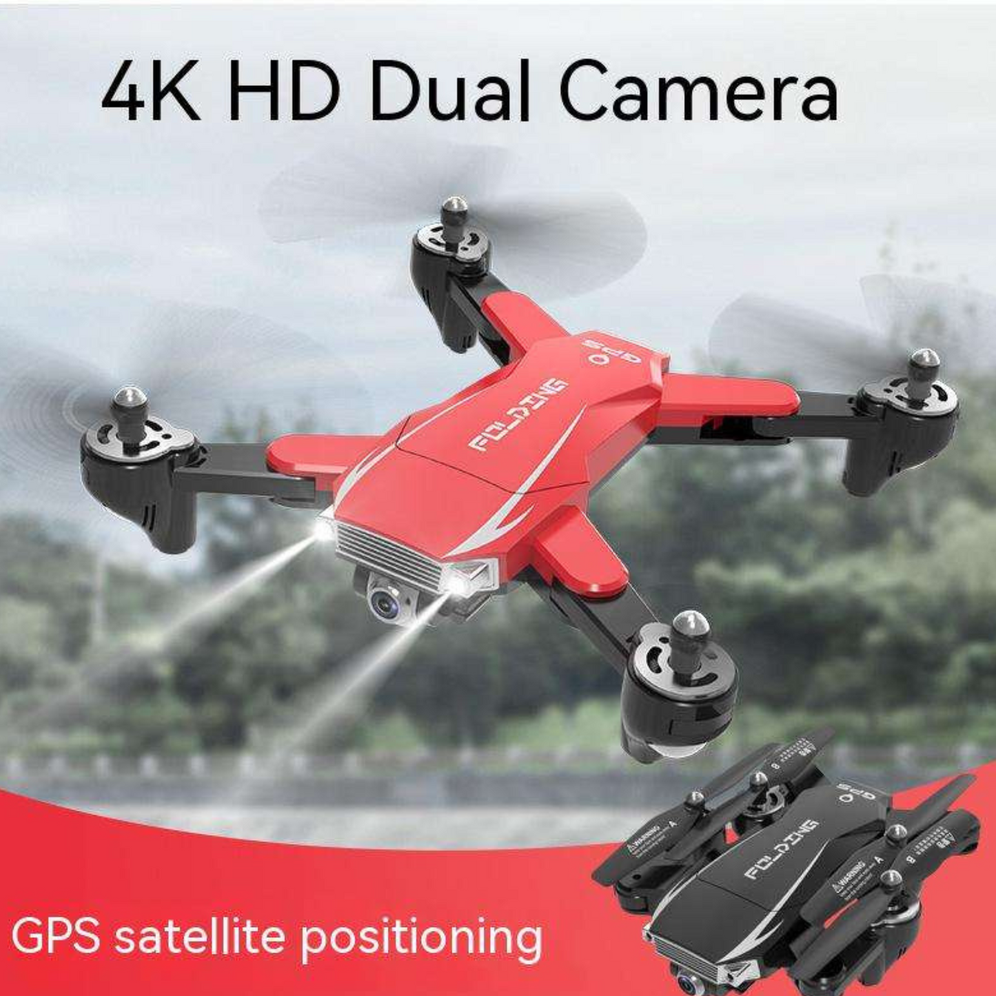 GPS 4K Dual Camera Remote Control Drone