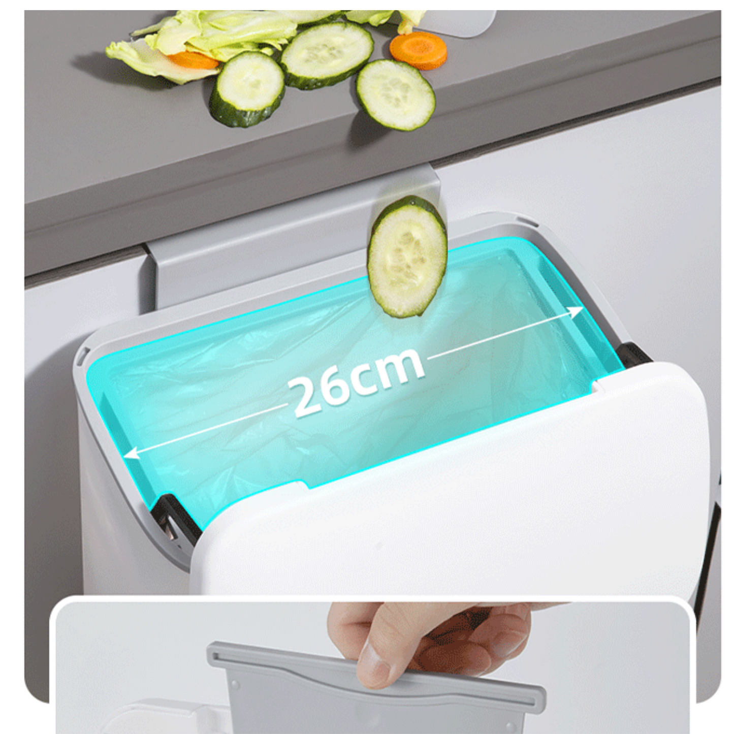 Gallon Hanging Trash Can for Kitchen