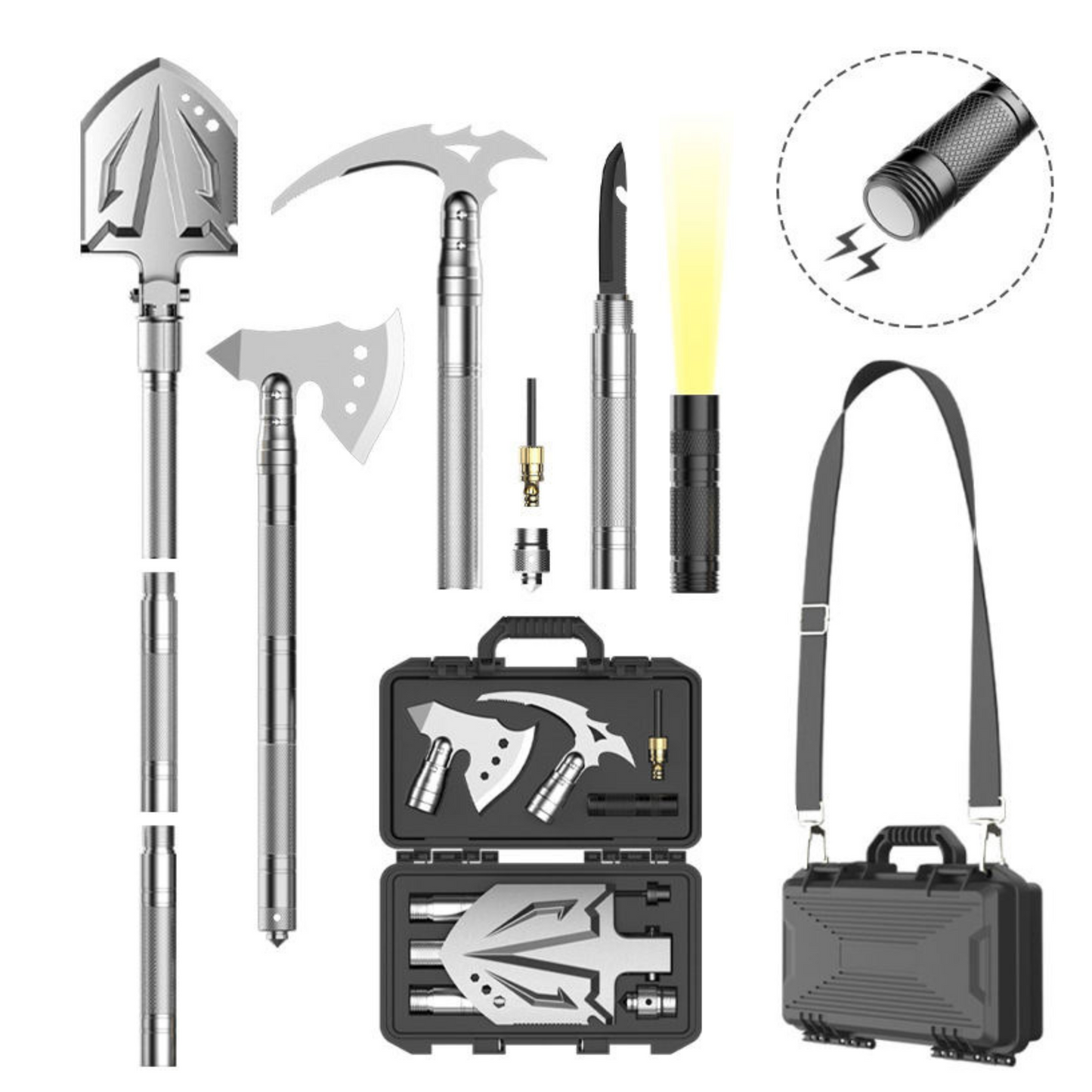 Multifunctional Folding Shovel