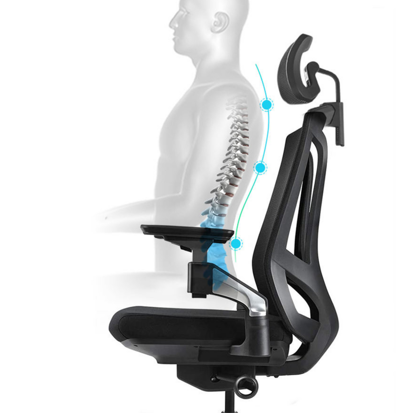 Ergonomic Mesh Chair for Computer