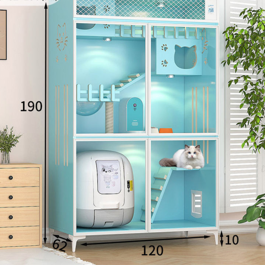 Luxury Solid Wood Cat Villas