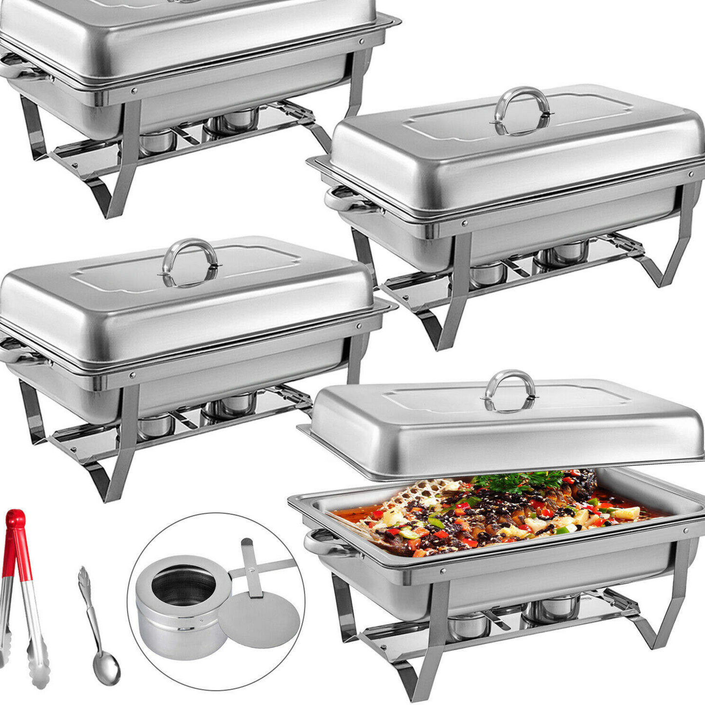 Stainless Steel Folding Buffet Stove