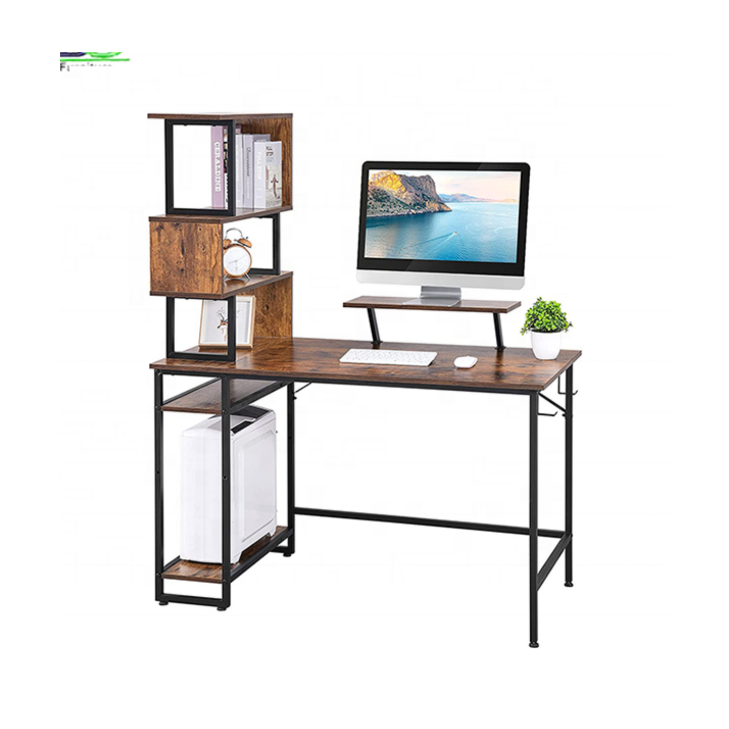 Computer Desk and Storage