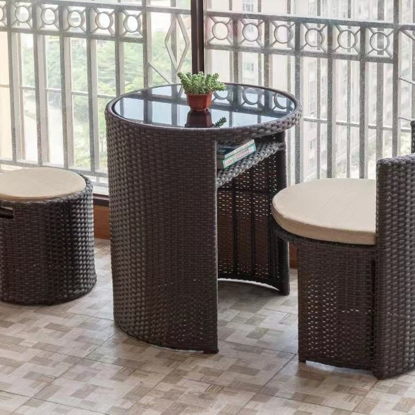 Outdoor Sofa Set for Compact Living