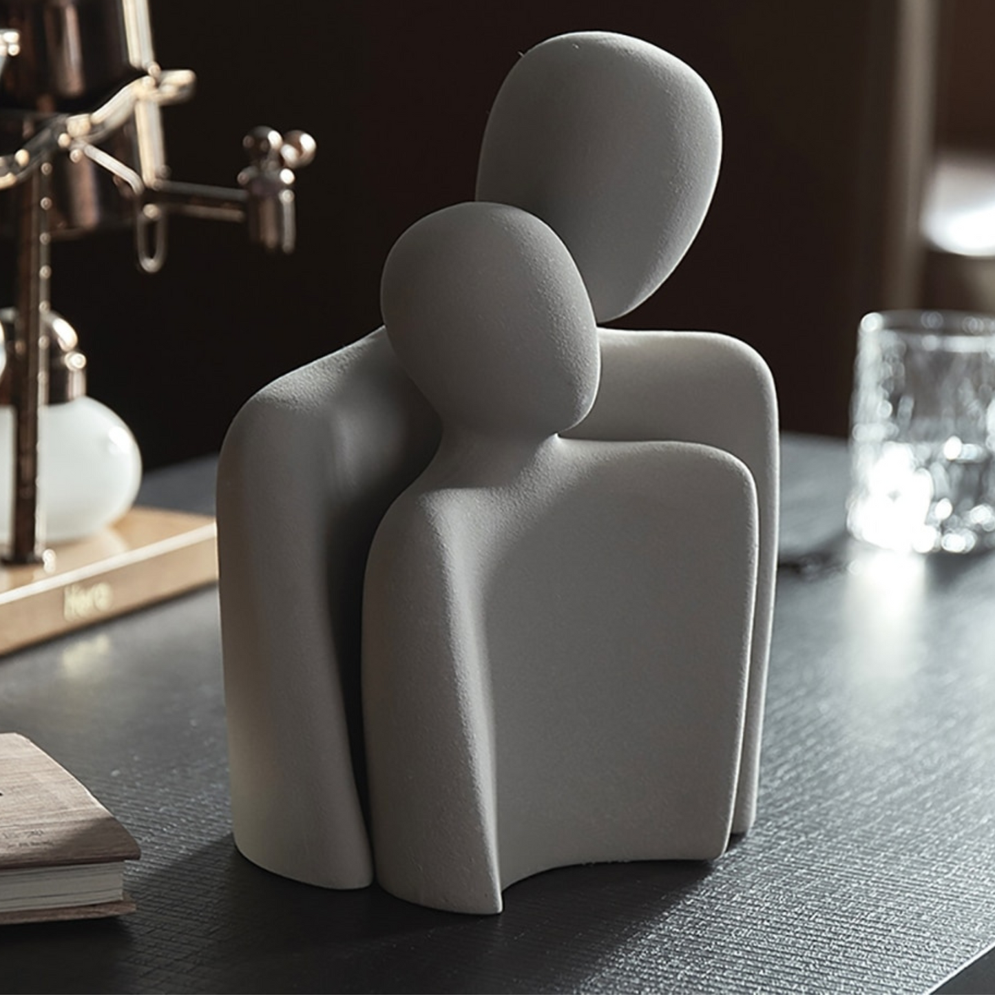 Resin Abstract Couple Statue