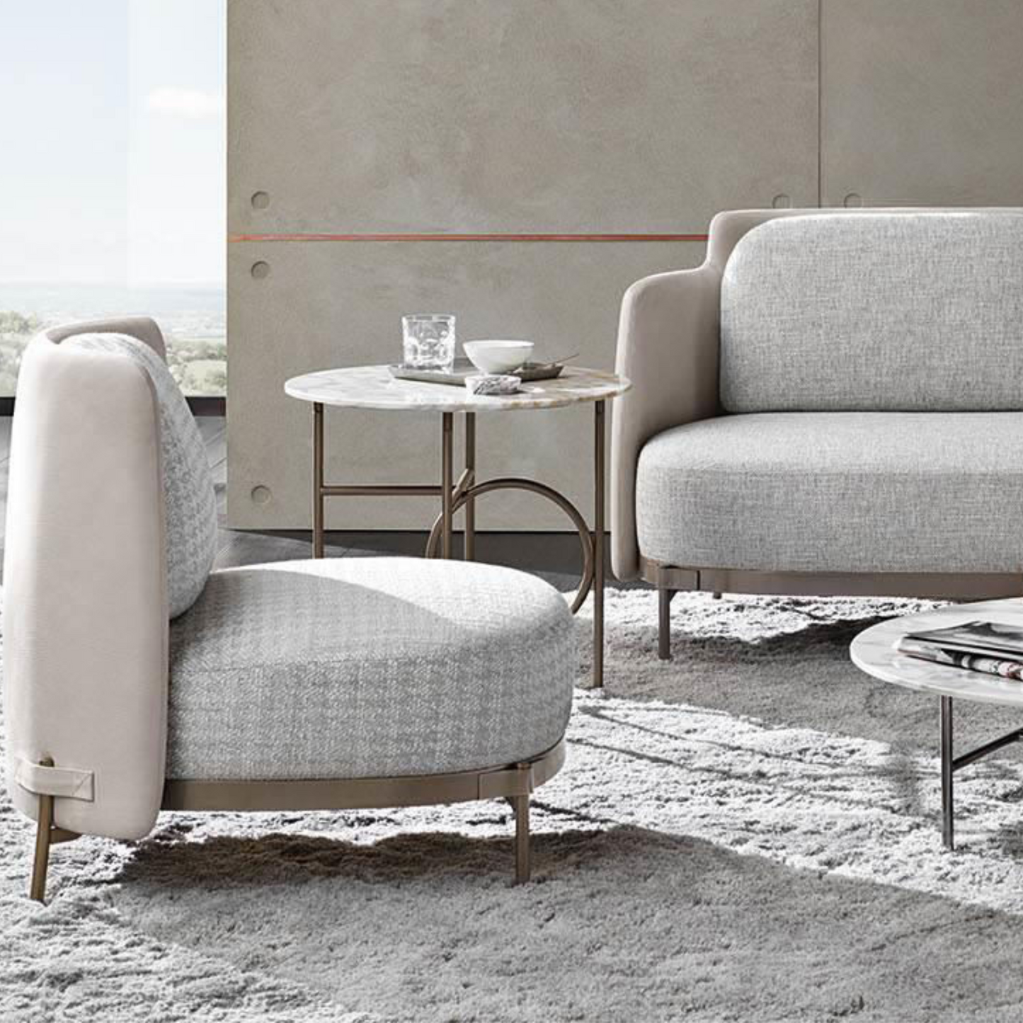 Modern Luxury Single Sofa Chair