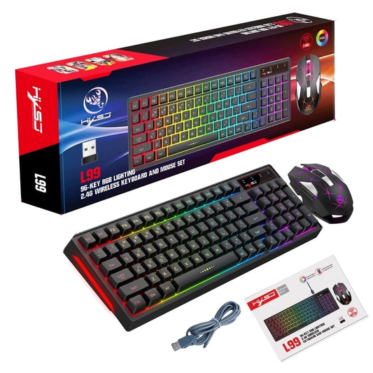 Wireless Gamer Keyboard and Mouse